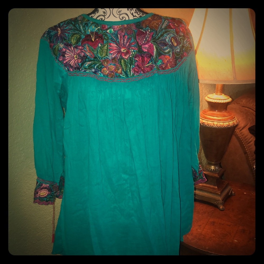 Long Sleeve Mexican style shirt